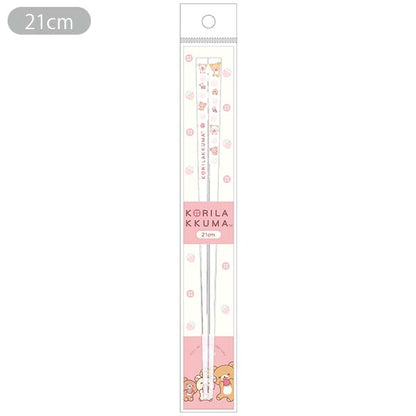 Rilakkuma "Korilakkuma's Strawberry Day" Clear Chopsticks