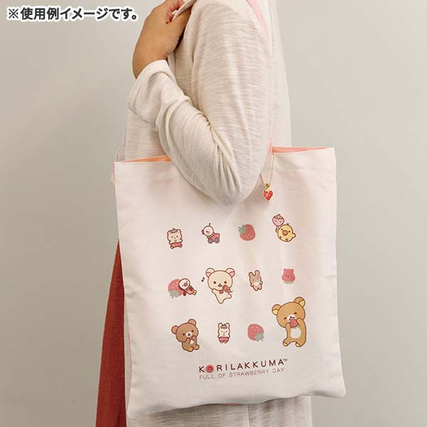 Rilakkuma "Korilakkuma's Strawberry Day" Tote Bag