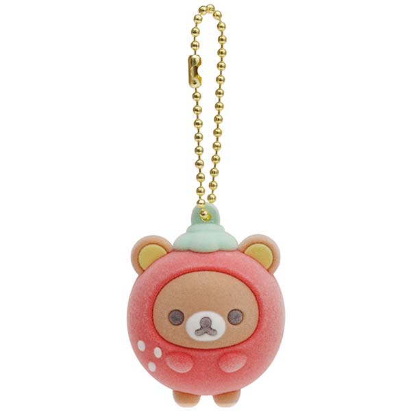 Rilakkuma "Korilakkuma's Strawberry Day" Keychain