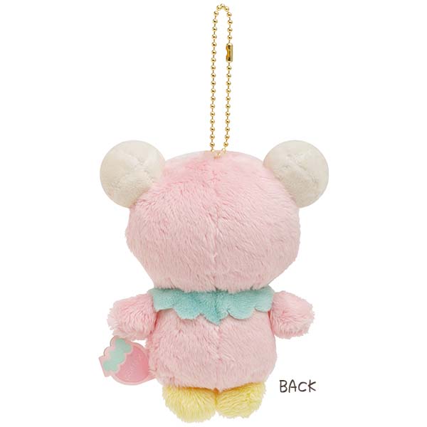 Rilakkuma "Korilakkuma's Strawberry Day" Plush Keychain