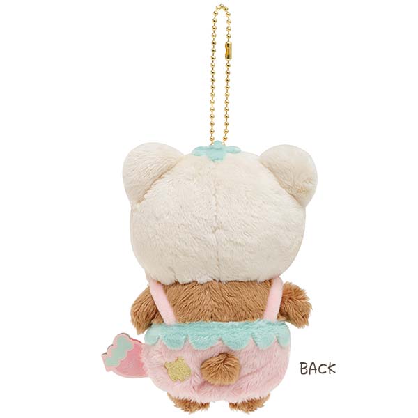 Rilakkuma "Korilakkuma's Strawberry Day" Plush Keychain