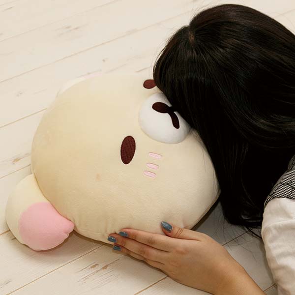 Rilakkuma "Korilakkuma's Strawberry Life" Super Mochi Mochi Cushion