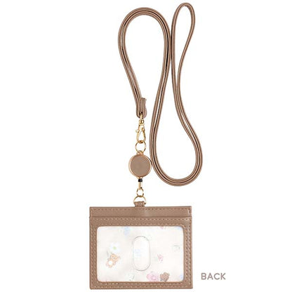 Rilakkuma Office Goods ID Card Holder with Reel