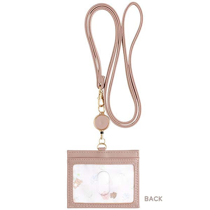 Rilakkuma Office Goods ID Card Holder with Reel