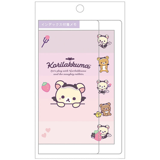 Rilakkuma "Korilakkuma's Little Devil Mood" Index Sticky Notes
