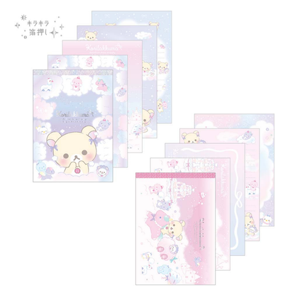Rilakkuma "Swirling Cotton Candy Sky" Memo Pad