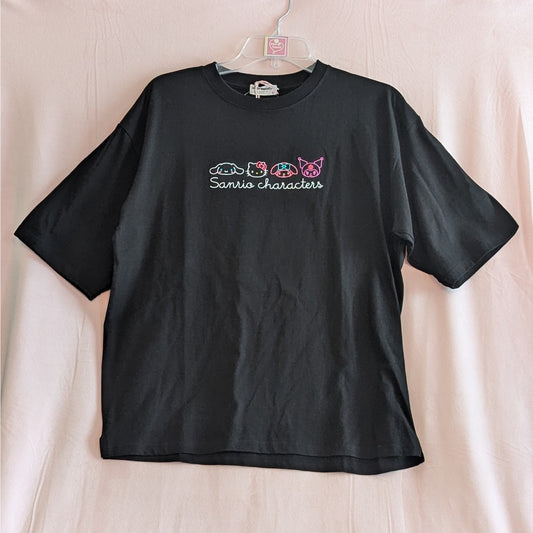 Embroidered Sanrio Characters T-Shirt