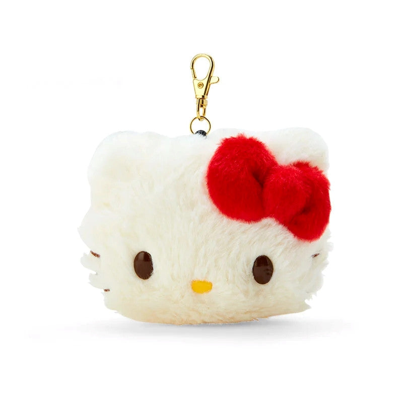 Sanrio Characters Fluffy Face Pass Case