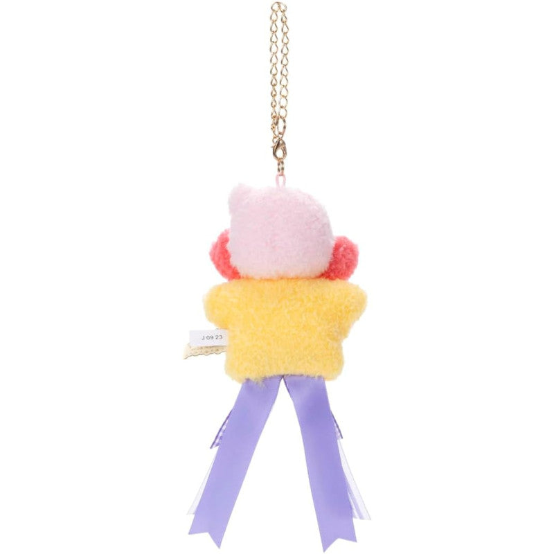 Kirby Niko Niko/Osamashi Warp Star Plush Keychain