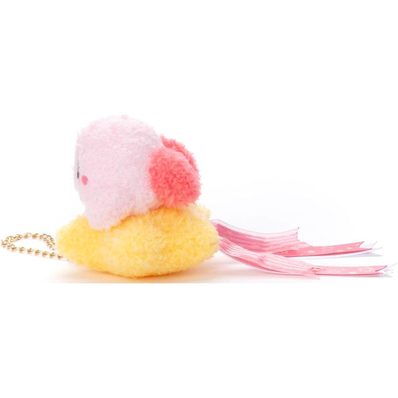 Kirby Niko Niko/Osamashi Warp Star Plush Keychain