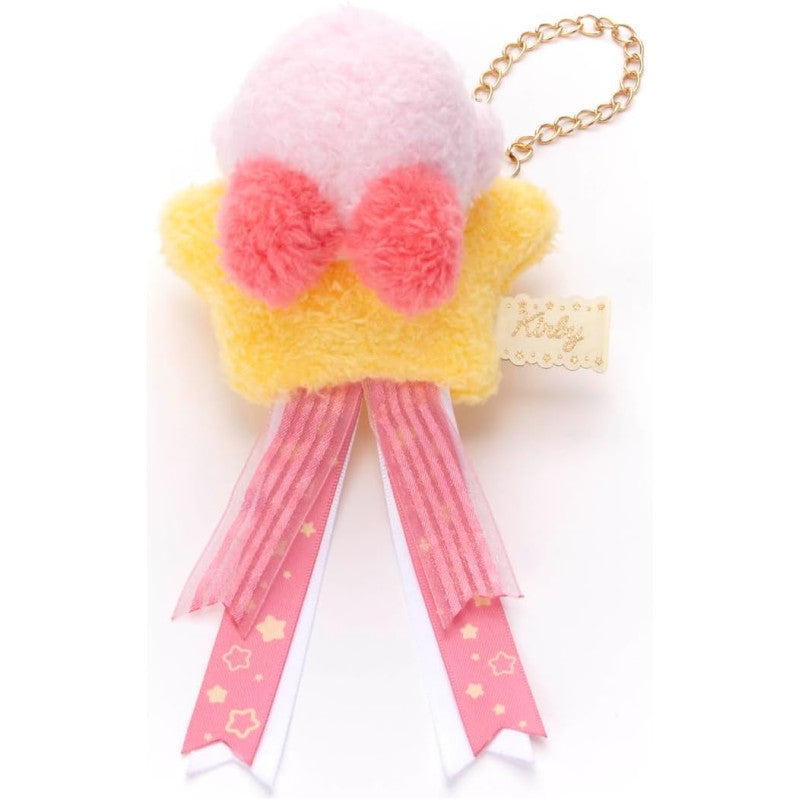 Kirby Niko Niko/Osamashi Warp Star Plush Keychain