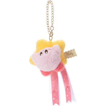 Kirby Niko Niko/Osamashi Warp Star Plush Keychain