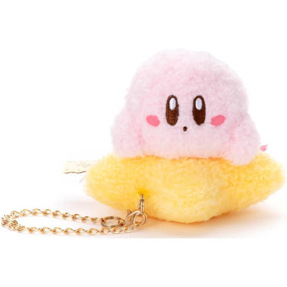 Kirby Niko Niko/Osamashi Warp Star Plush Keychain