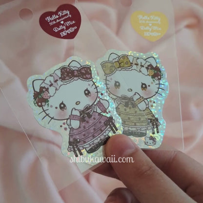 Sanrio Characters x DOLLY MIX Sparkling Holographic Decal Stickers