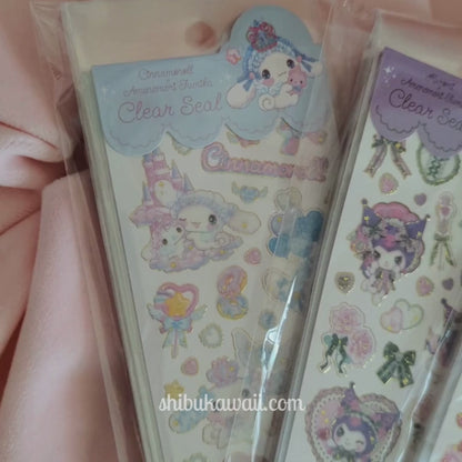 Sanrio Characters x Fumika Amenomori Foil Clear Stickers