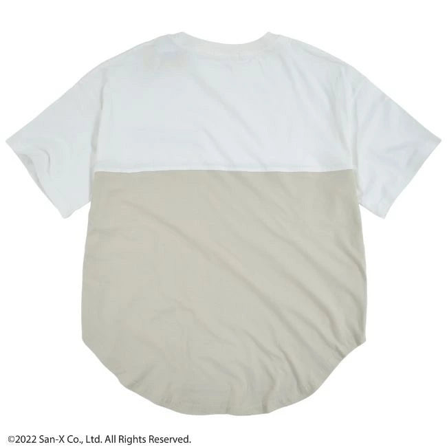 Rilakkuma Embroidered Two-Tone Pocket Shirt