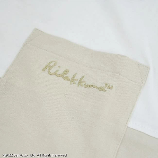 Rilakkuma Embroidered Two-Tone Pocket Shirt