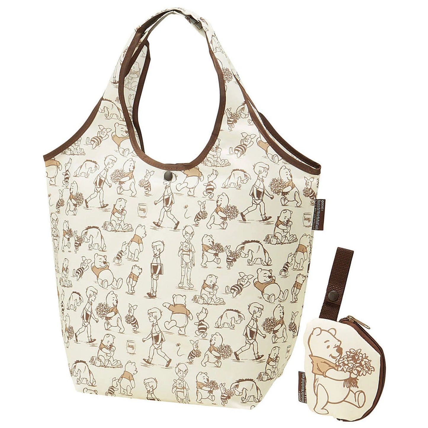 Winnie the Pooh Eco-Bag with Die-cut Pouch